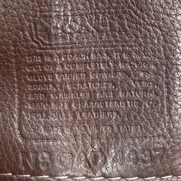 Coach Rich Brown Leather Crossbody drawstring bucket Bag vintage 4437 - Picture 9 of 9